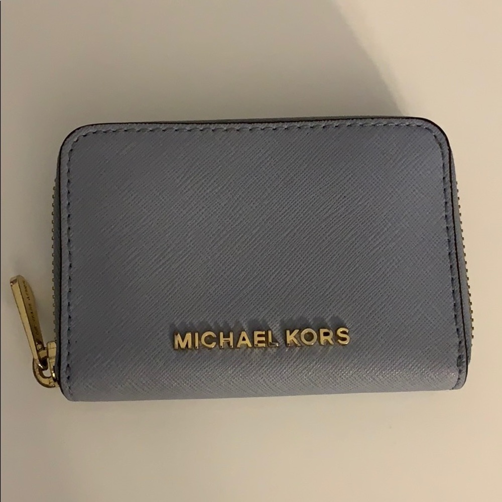 Michael kors blue wallet